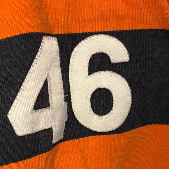 Princeton Women's Orange and Black Striped Jersey - Picture 3 of 8